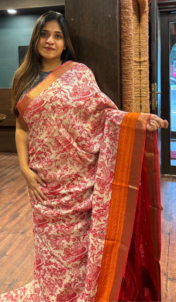 MUNGA TUSSAR SAREE 06072527