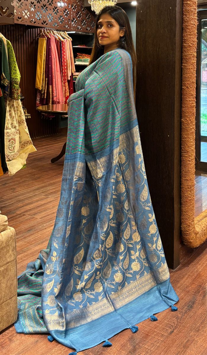 DESI TUSSAR SAREE 07072519