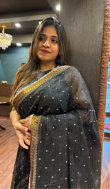 ORGANZA SAREE 07072529