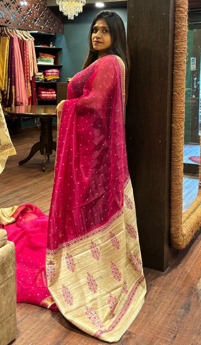 ORGANZA SAREE 07072528