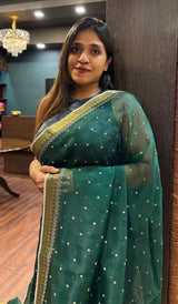 ORGANZA SAREE 07072530