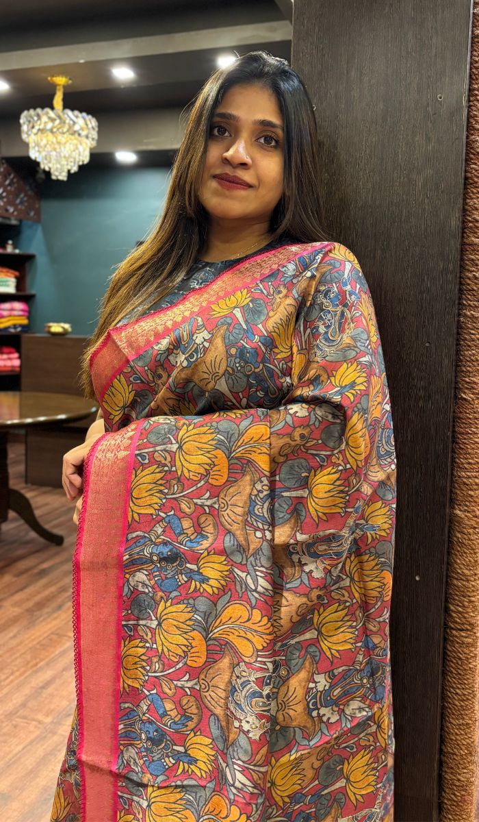 DESI TUSSAR SAREE 07072526
