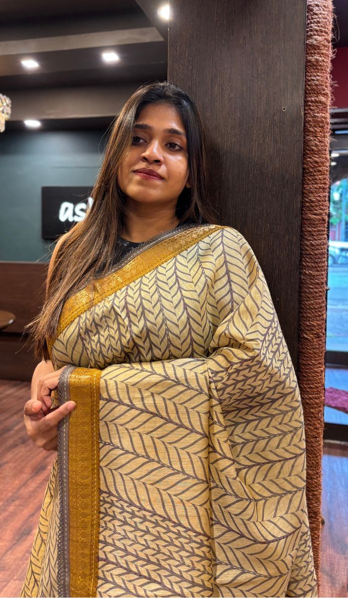 DESI TUSSAR SAREE 07072513