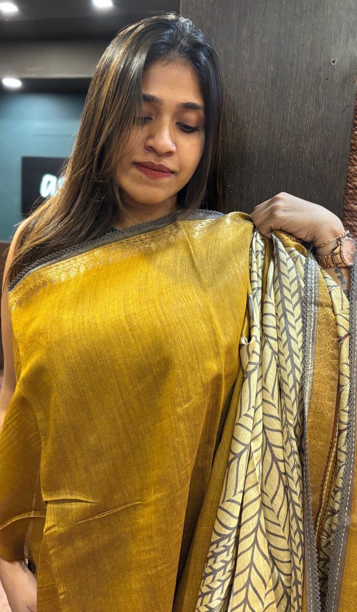 DESI TUSSAR SAREE 07072513