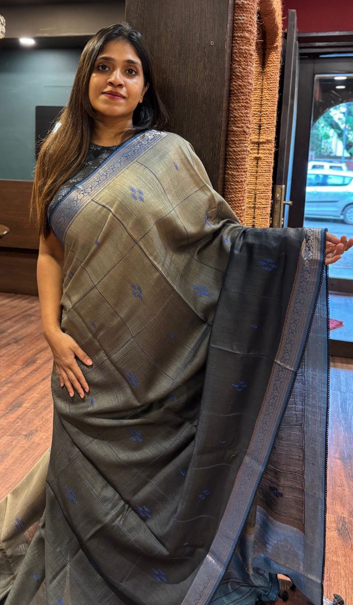 DESI TUSSAR SAREE 0707253