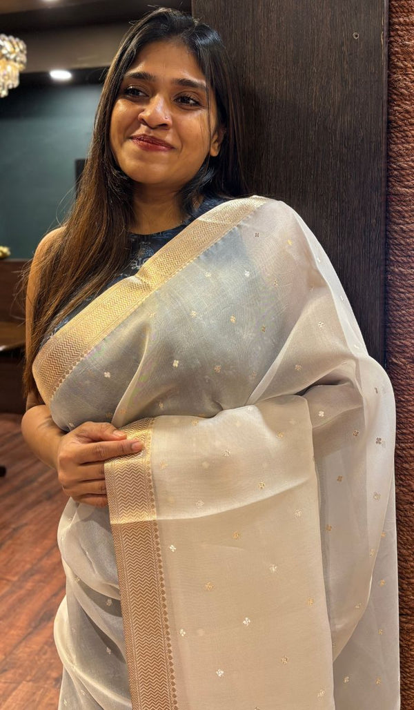 KORA ORGANZA SAREE 06072513