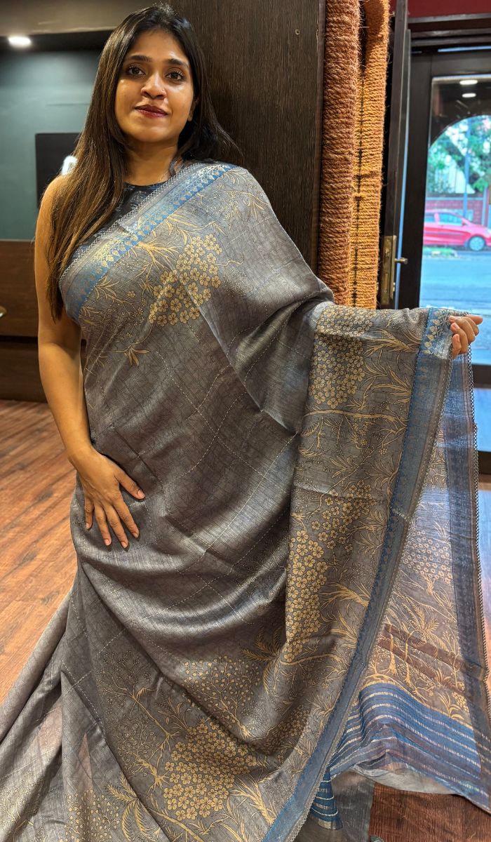 DESI TUSSAR SAREE 0707257