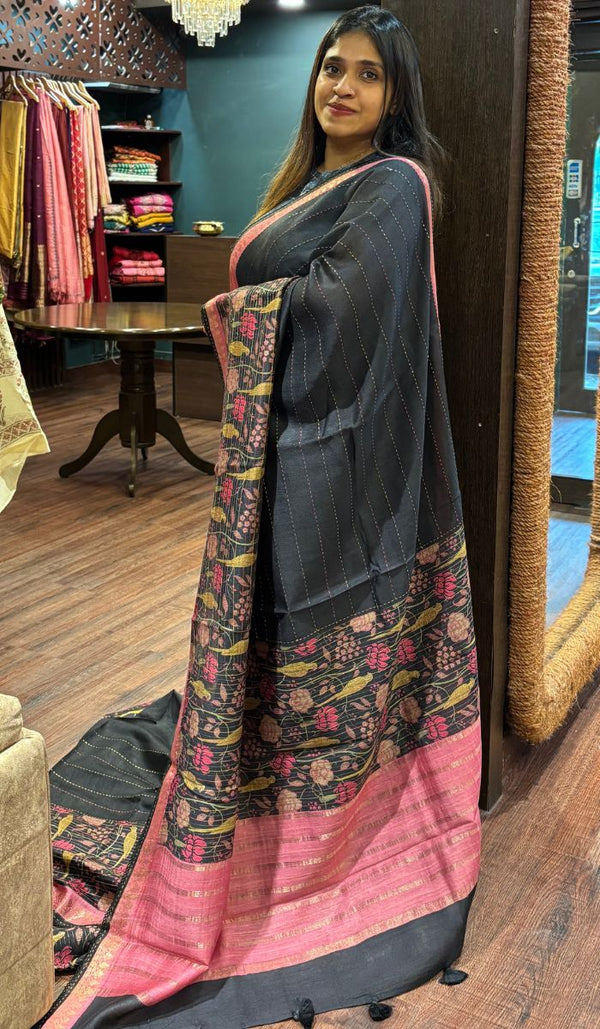 DESI TUSSAR SAREE 07072515