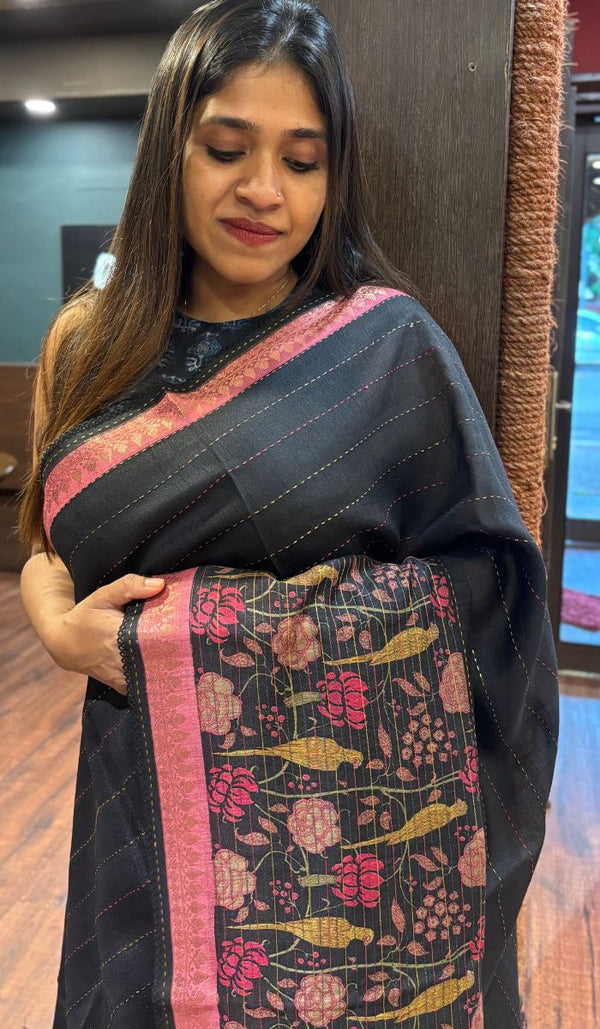 DESI TUSSAR SAREE 07072515