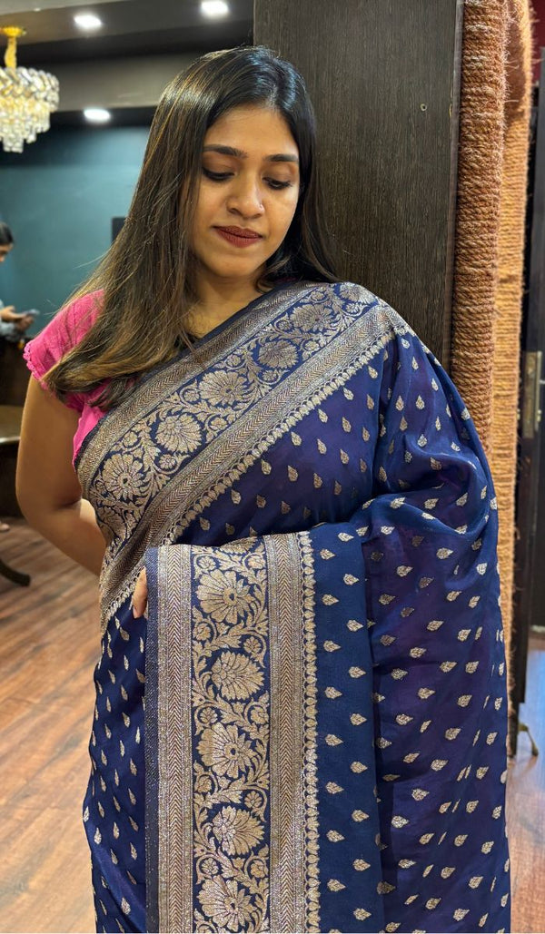 VISCOSE GEORGETTE SAREE 1307251
