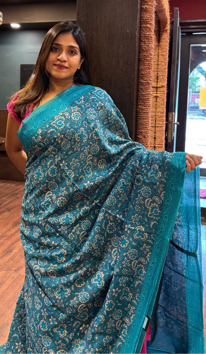 MALAI CHANDERI SAREE 04052528