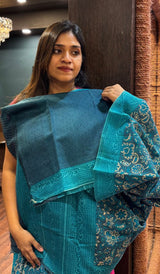MALAI CHANDERI SAREE 04052528