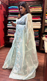 ORGANZA SAREE 10072532