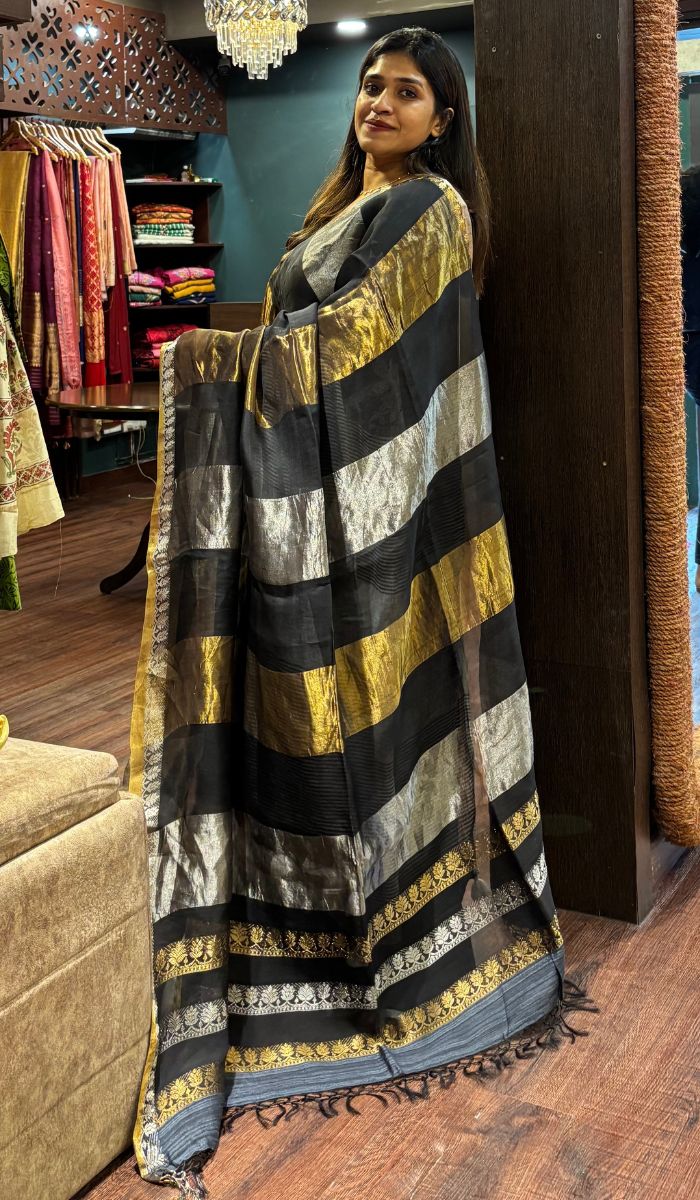 ORGANZA SAREE 11072516