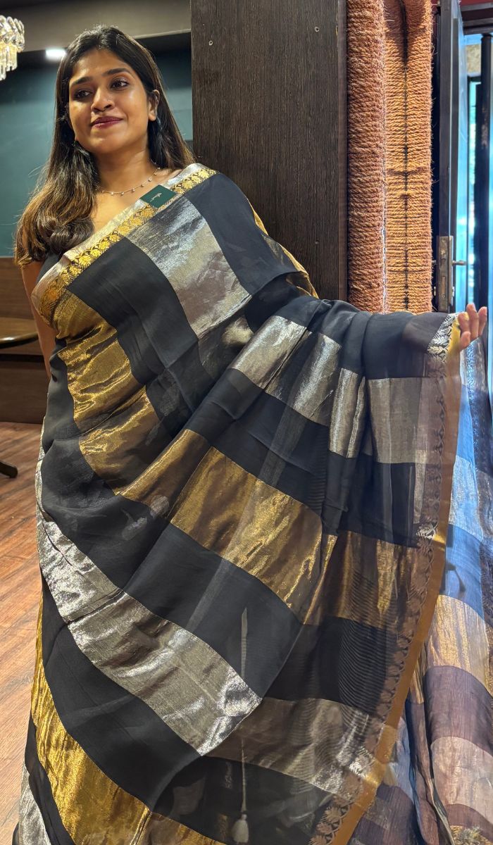 ORGANZA SAREE 11072516