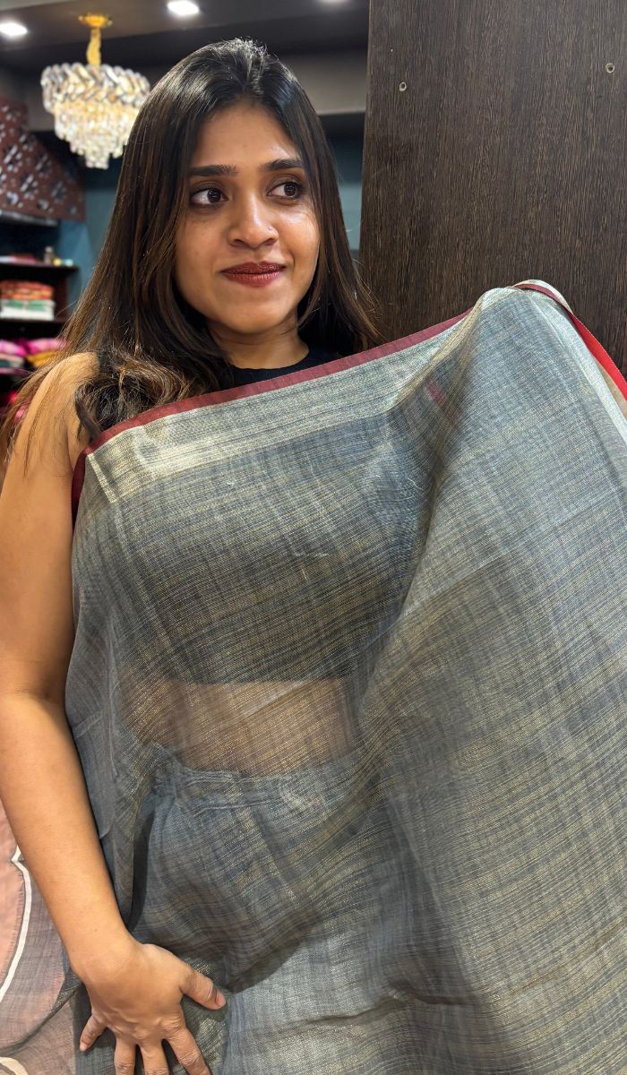 LINEN SAREE 10072543