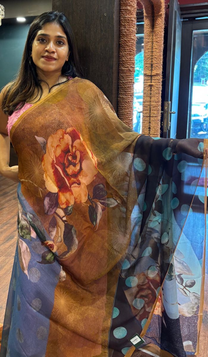 CHIFFON SAREE 10072523