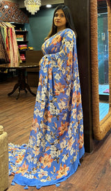 PRINTED GEORGETTE SAREE 1207252