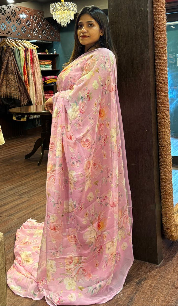 CHIFFON SAREE 10072522