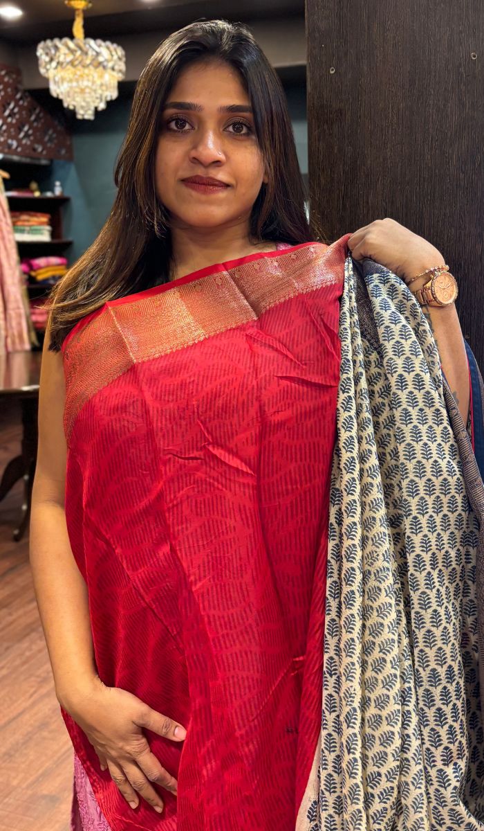 CHANDERI SAREE 11072544