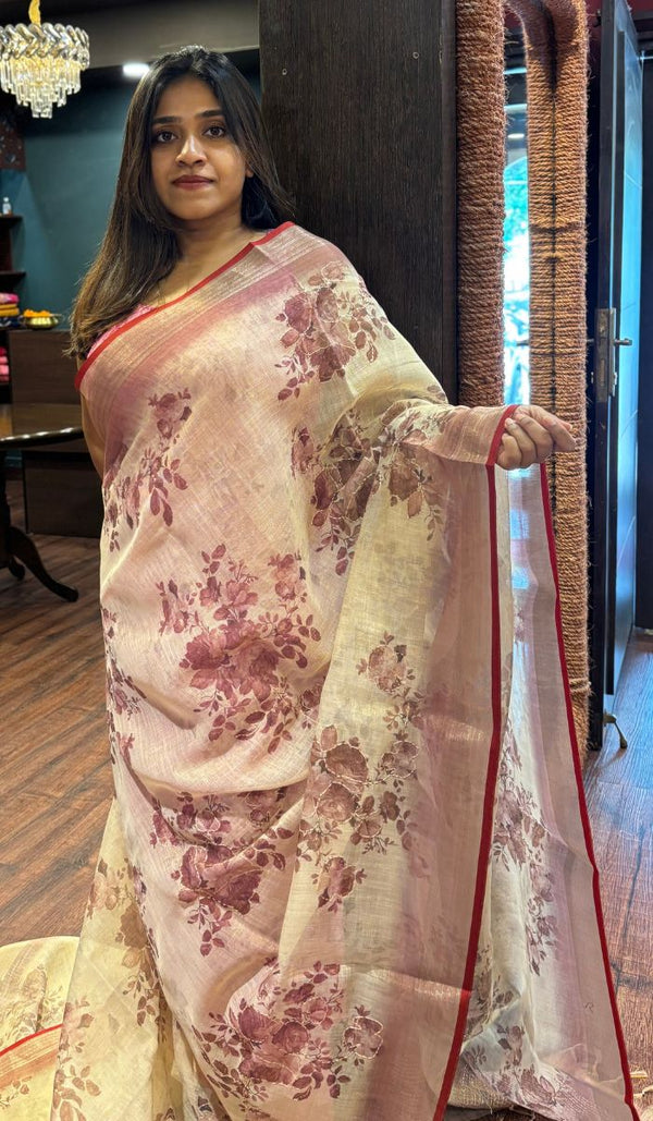LINEN SAREE 11072552