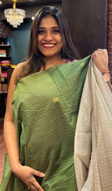 SEMI LINEN SAREE 11072533