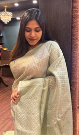 ORGANZA SAREE 13072525