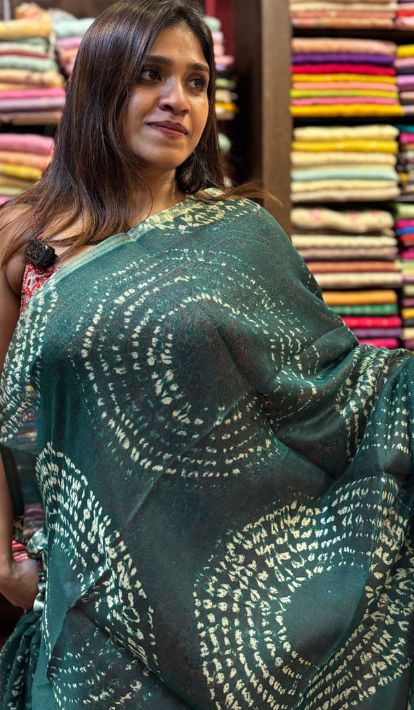 SEMI LINEN SAREE 14072515