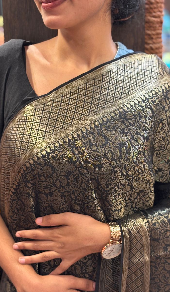 SEMI CREPE SAREE 16072572