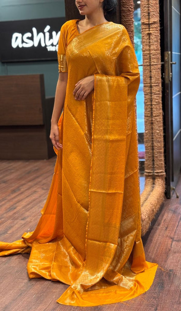 SEMI CREPE SAREE 16072571