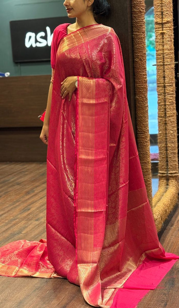 SEMI CREPE SAREE 16072575