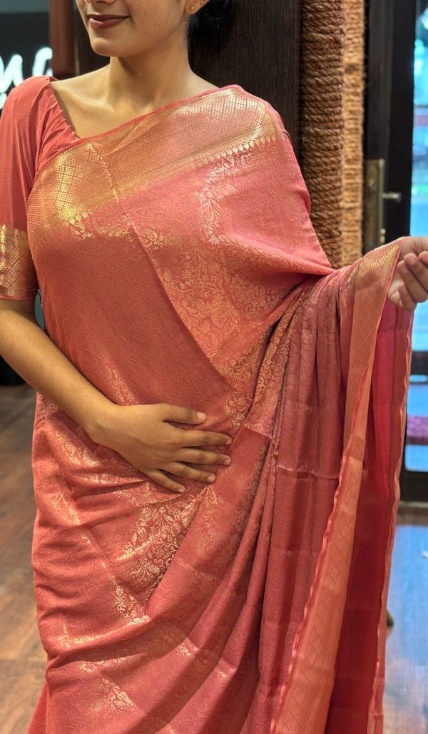 SEMI CREPE SAREE 16072568