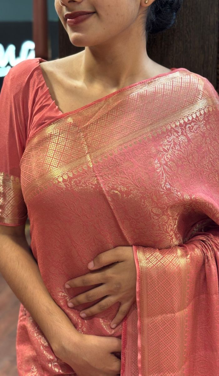 SEMI CREPE SAREE 16072568