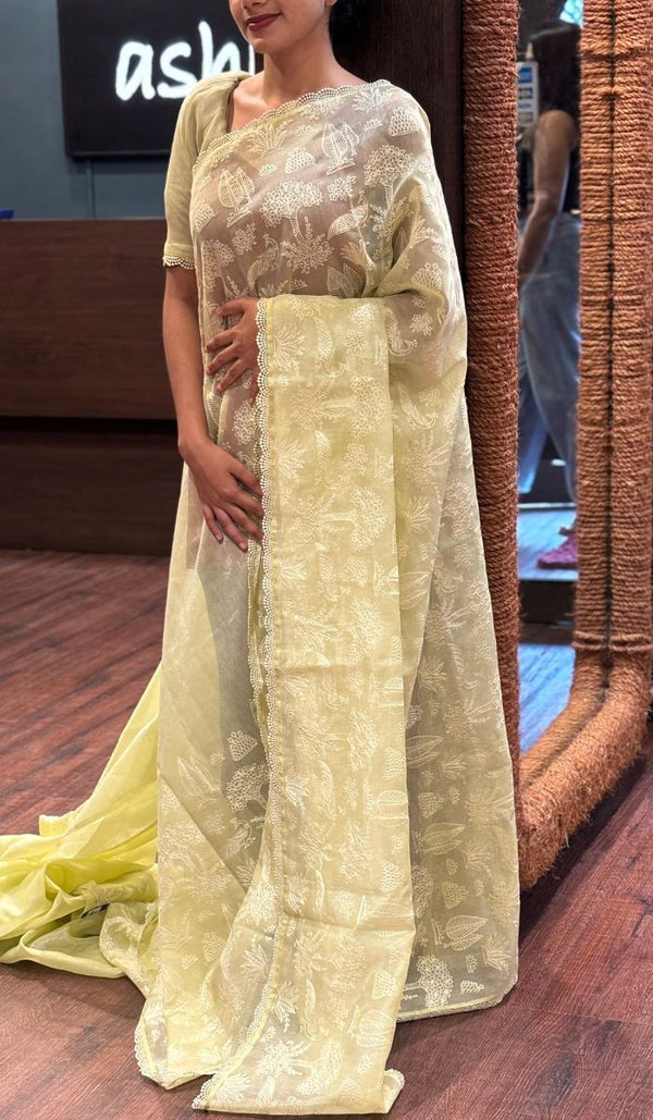 ORGANZA SAREE 12072534
