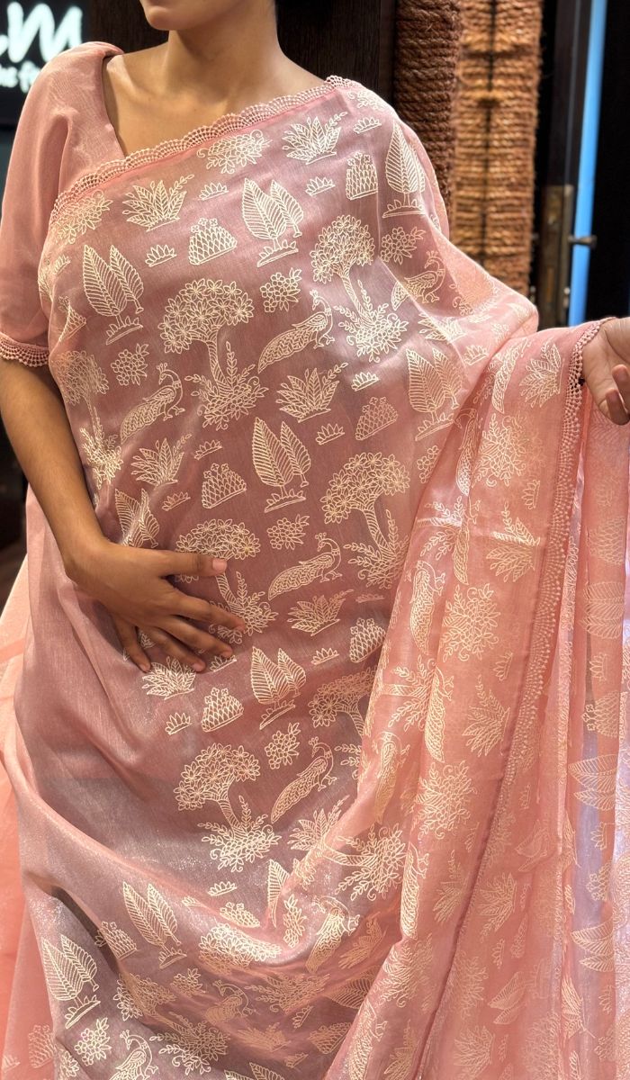 ORGANZA SAREE 12072532