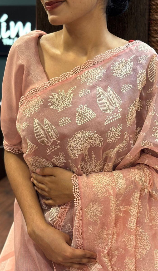 ORGANZA SAREE 12072532