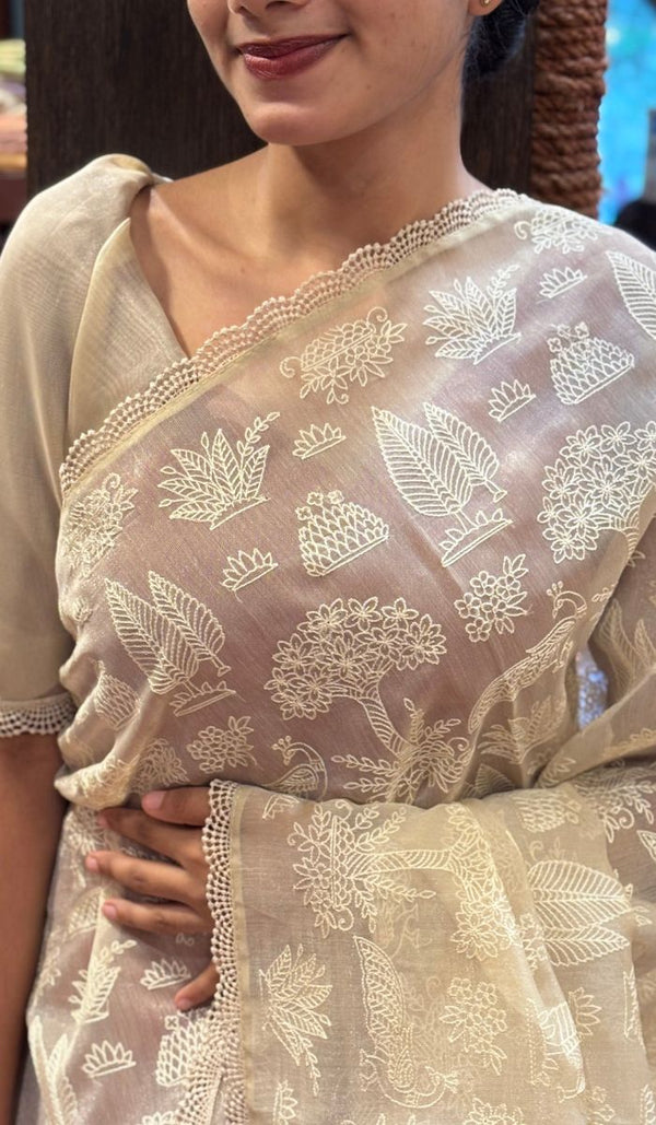 ORGANZA SAREE 12072533