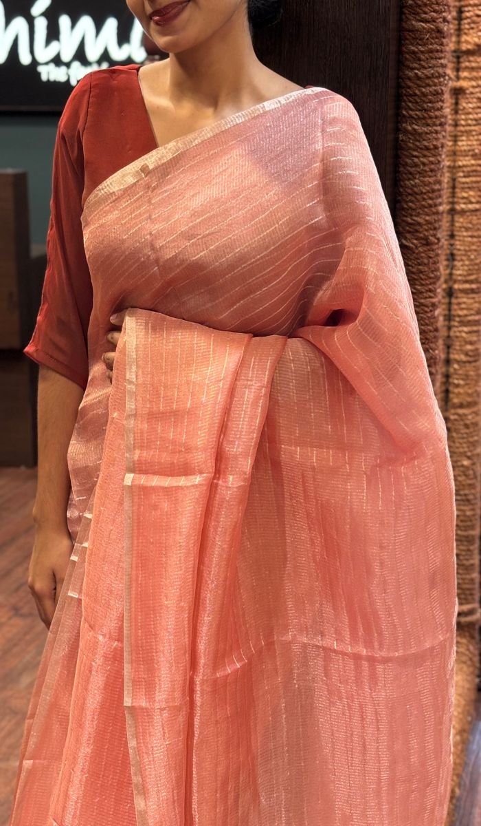 ORGANZA SAREE 14072511