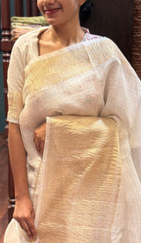 CRUSHED ORGANZA SAREE 1707253