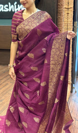 SEMI TUSSAR SILK SAREE 20072519