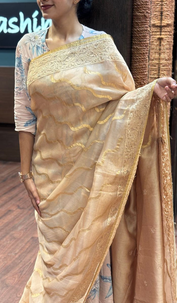 ORGANZA SAREE 10072529