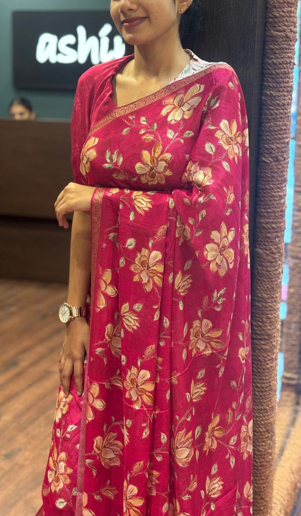 CHIFFON SAREE 20072568