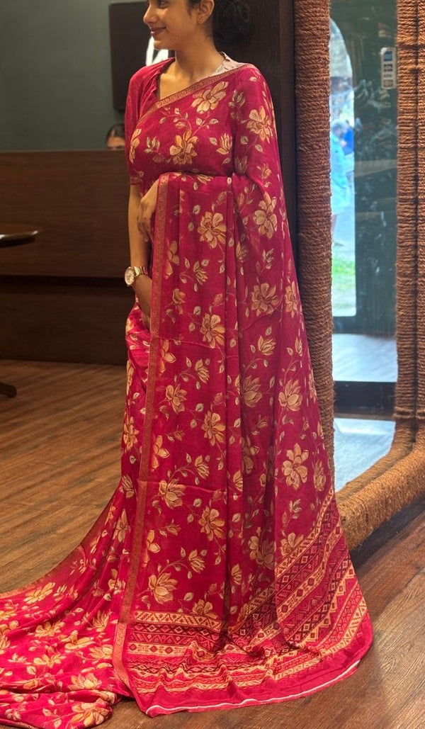CHIFFON SAREE 20072568