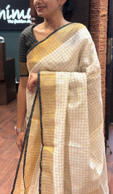 SEMI LINEN SAREE 0108251