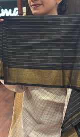 SEMI LINEN SAREE 0108251