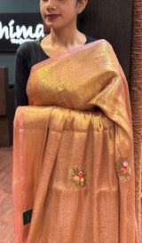 SEMI TISSUE SAREE 25072525