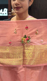 SEMI TISSUE SAREE 25072525