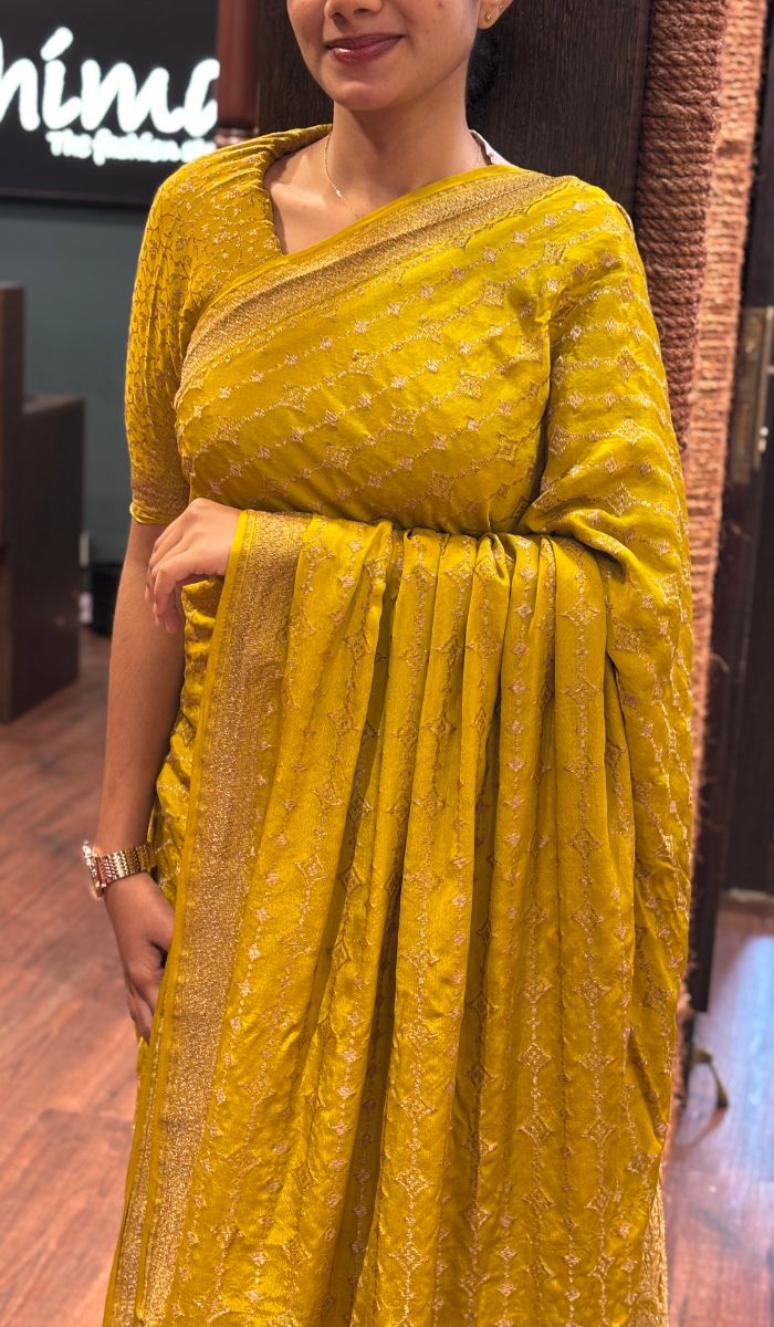 CREPE SILK SAREE 1607255