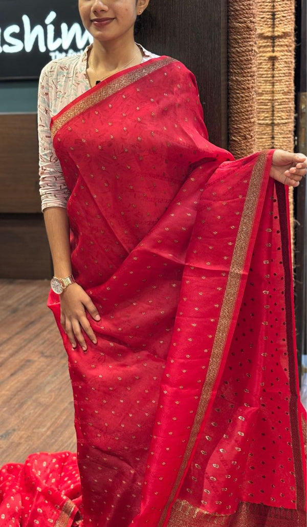 ORGANZA SAREE 13072521