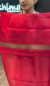 ORGANZA SAREE 13072521